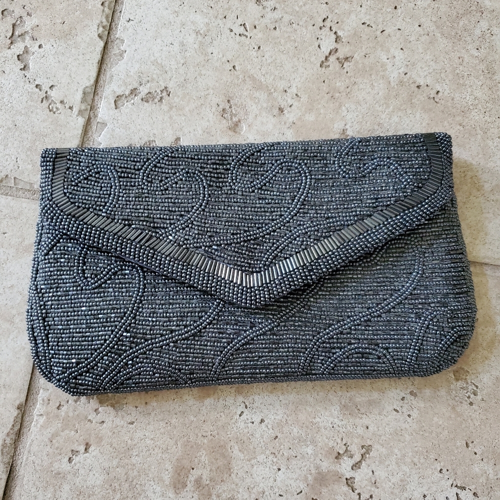 Carlo Fellini beaded clutch